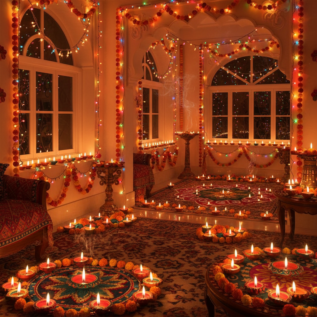 Diwali lights for home decor